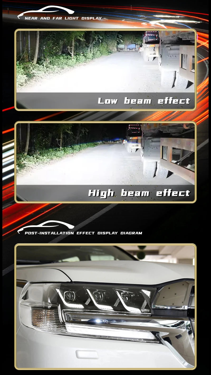 Toyota Land Cruiser LC200 LED Headlights