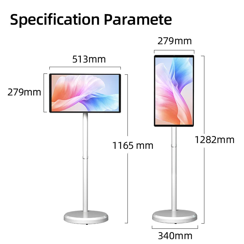 21.5 Inch Touch Screen Rotating Smart TV