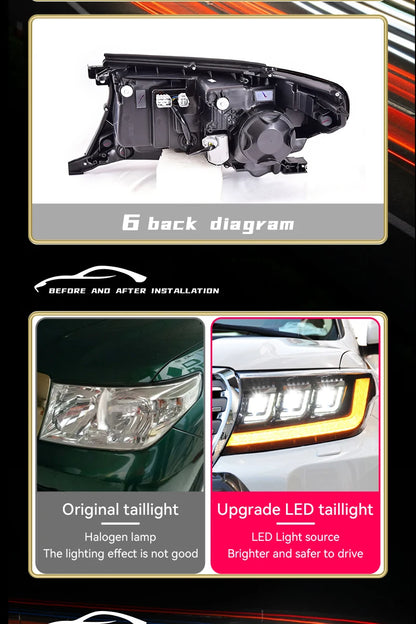 Toyota Land Cruiser LC200 LED Headlights