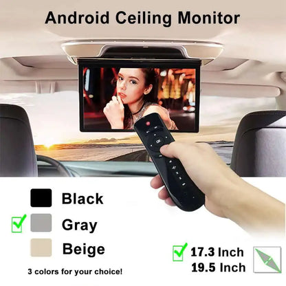 Touchscreen Car Roof Ceiling Monitor