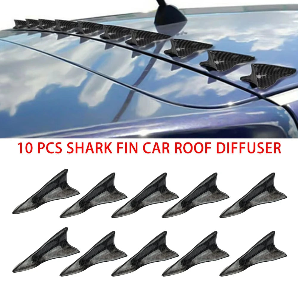 10Pcs Universal Shark Fins Vortex Generator
