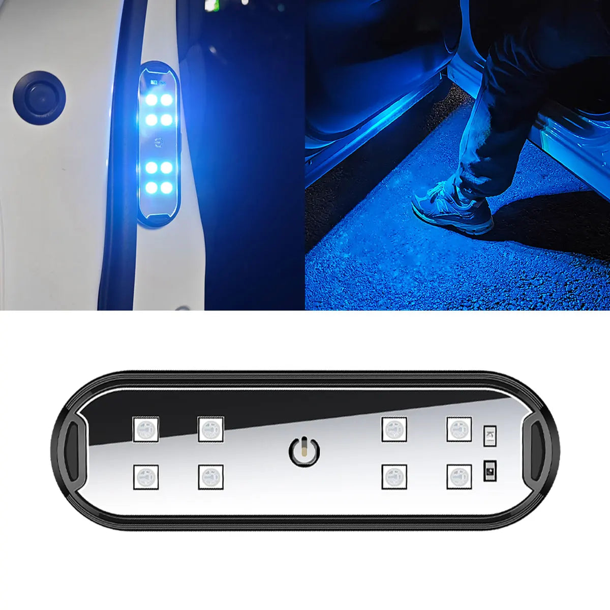Car RGB LED Door Projector Lights