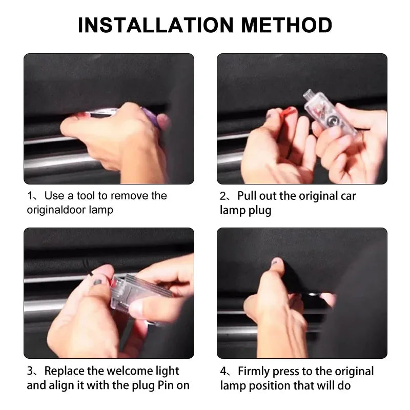 Projector Door Light for Audi - 2 Pieces