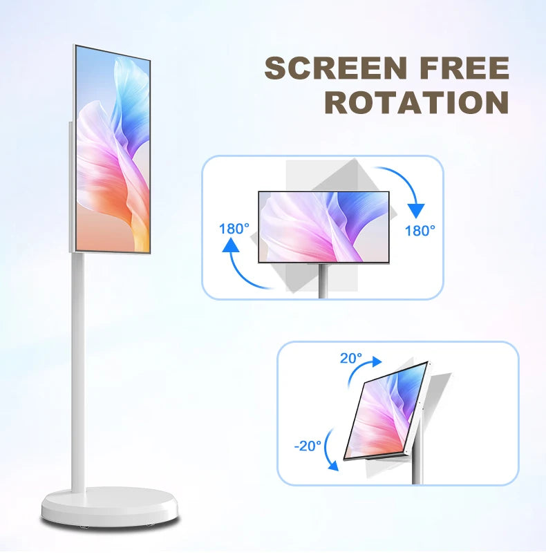 21.5 Inch Touch Screen Rotating Smart TV