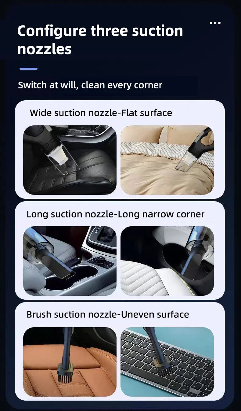 Wireless Car Vacuum Cleaner