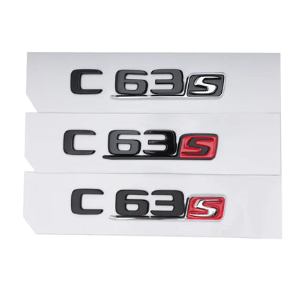 Mercedes-Benz C63S AMG Badge Emblem
