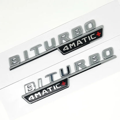 Mercedes-Benz BITURBO 4MATIC Plus Fender Badge