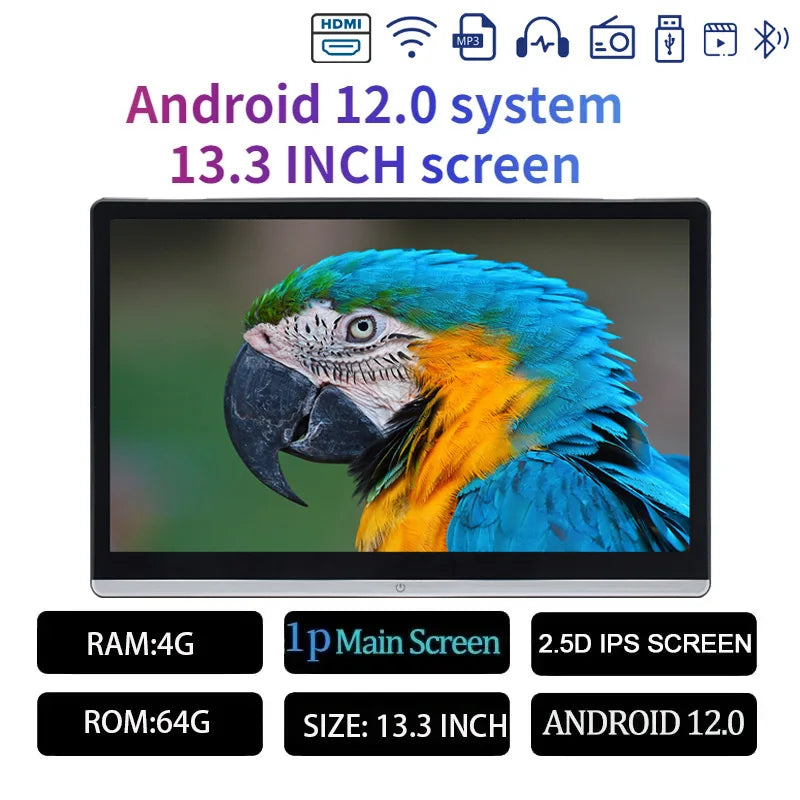 13.3/14" Car Headrest Monitor