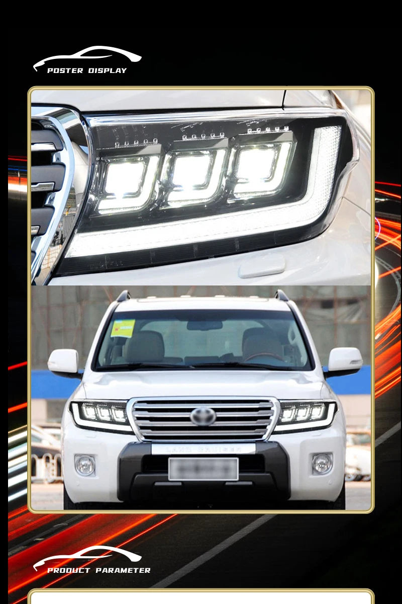 Toyota Land Cruiser LC200 LED Headlights