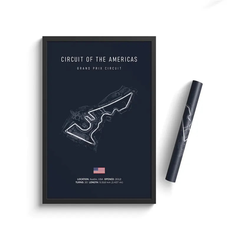 F1 Track Wall Art