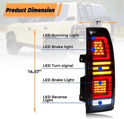 LED Tail Lights For Toyota Land Cruiser Prado J90
