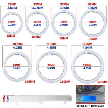 RGB Halo Rings LED Headlights