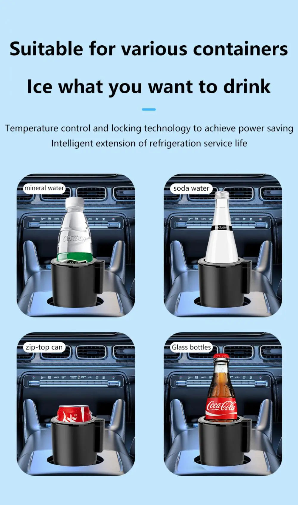 Car Heating & Cooling Smart Beverage Holder