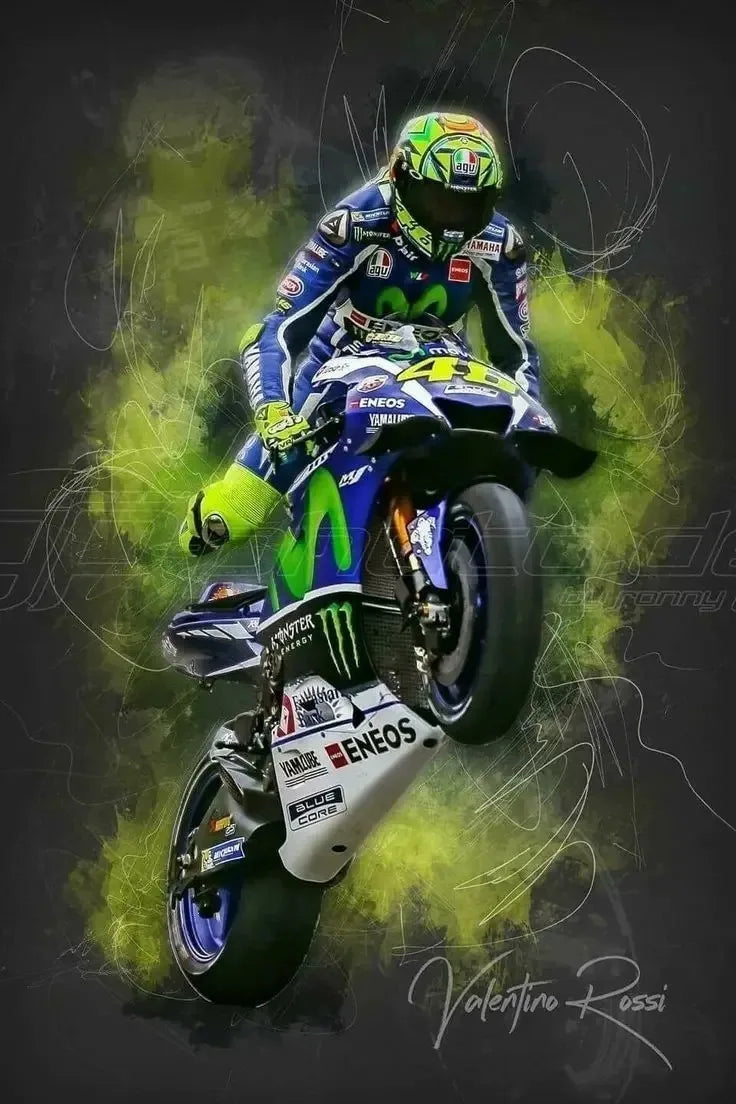 Valentino Rossi Wall Art