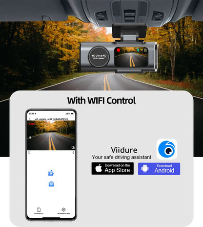 4K UHD Night Vision Dashcam