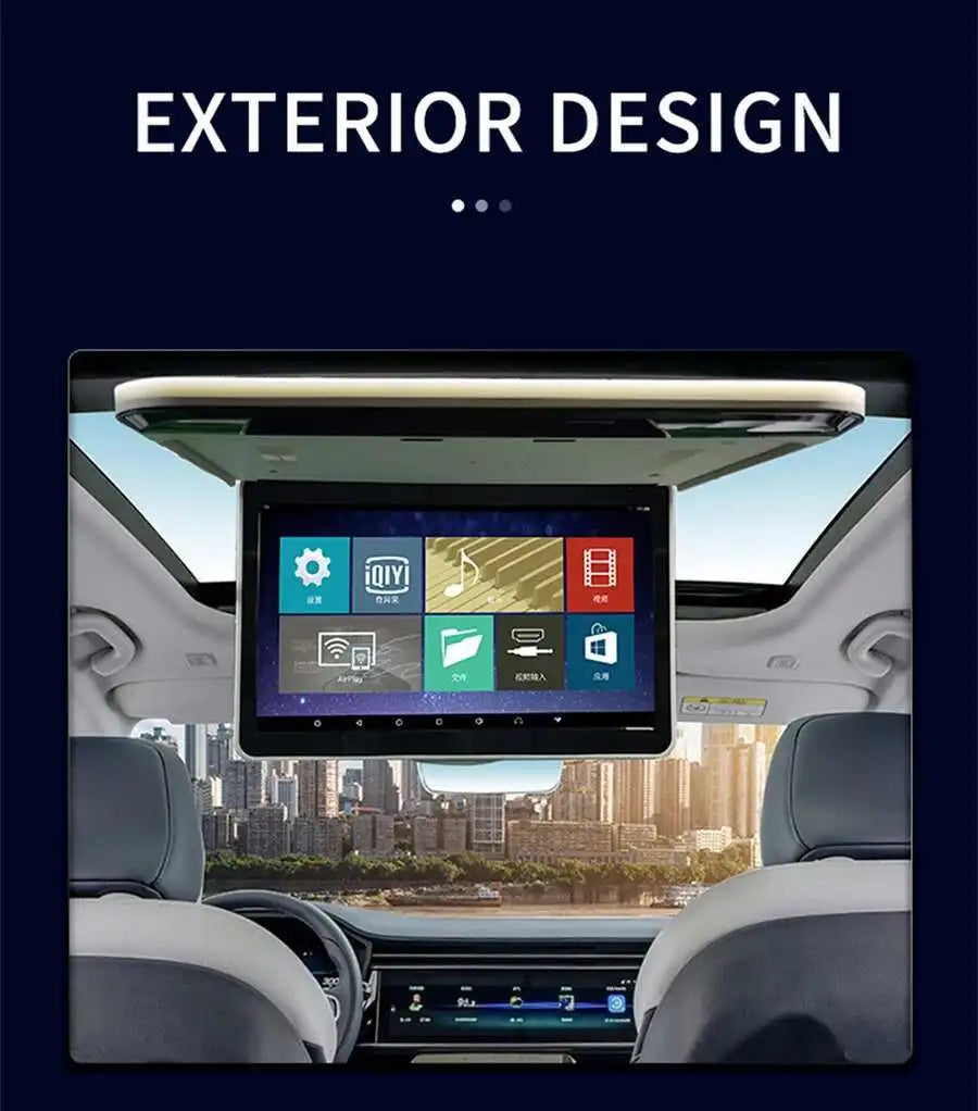Touchscreen Car Roof Ceiling Monitor