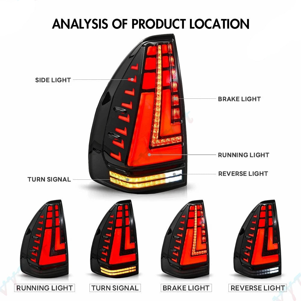 Toyota Land Cruiser Prado J120 LED Taillights