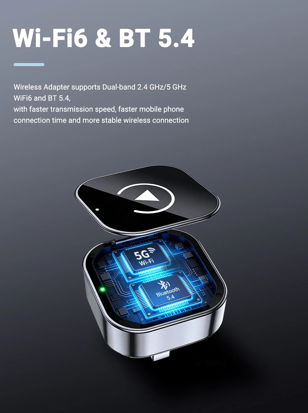 2-in-1 Wireless AI Car Smart Box