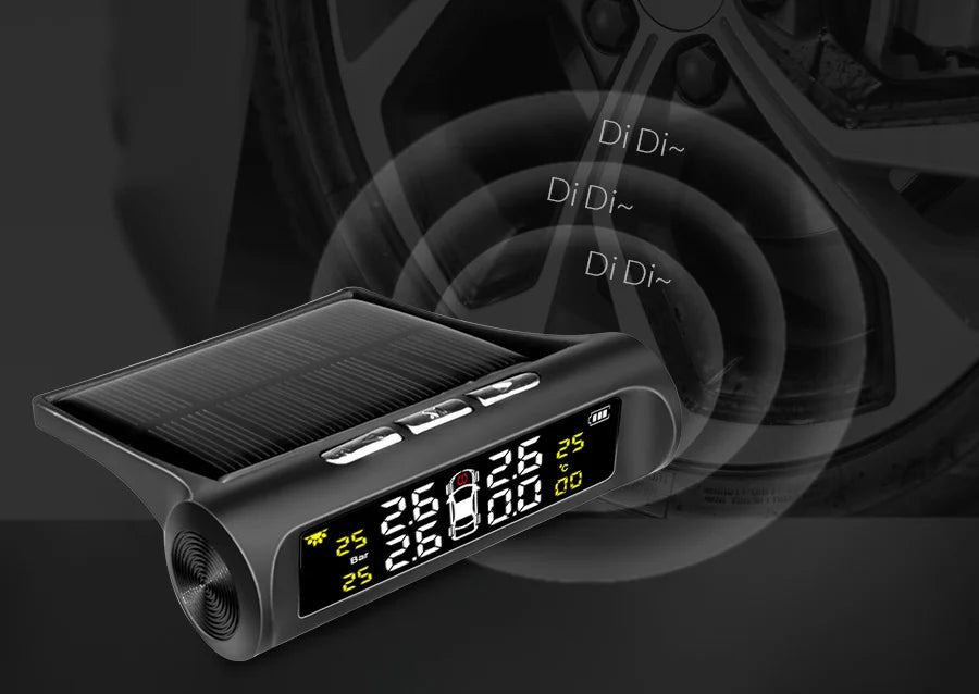 Solar Power Car Tire Pressure Monitor System