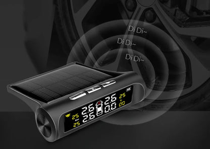 Solar Power Car Tire Pressure Monitor System