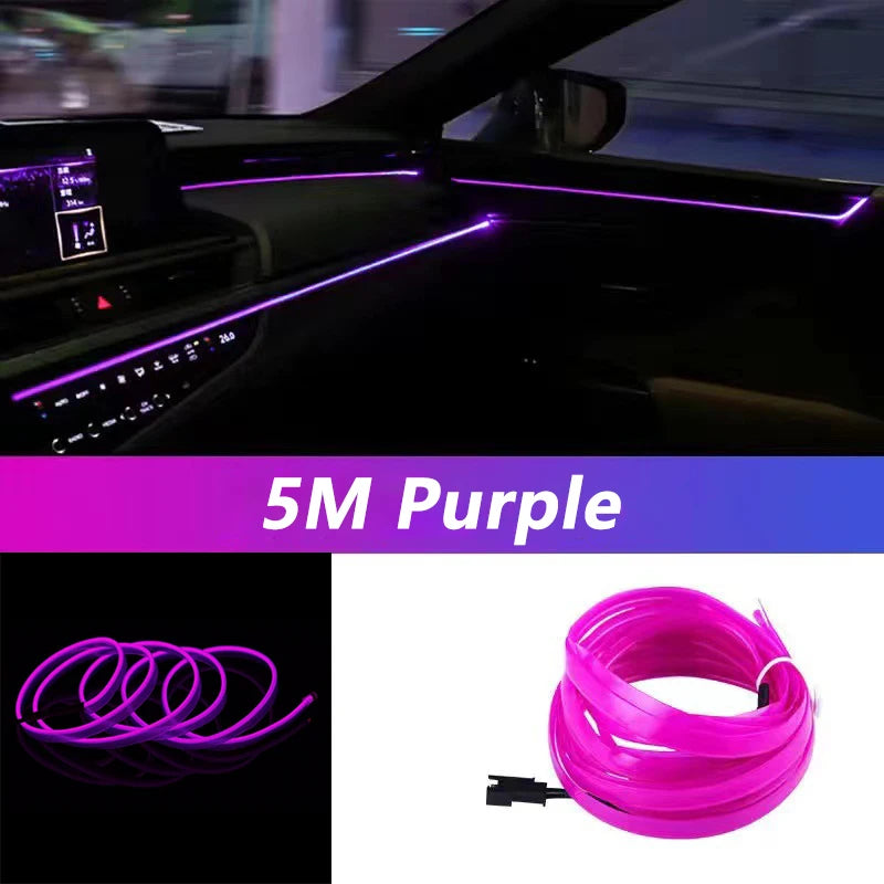 Car Interior Neon LED Strip Light