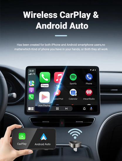 2-in-1 Wireless AI Car Smart Box