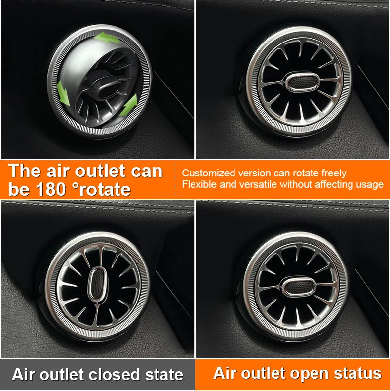 64 Colors LED Air Vents For Mercedes Benz E-Class W213