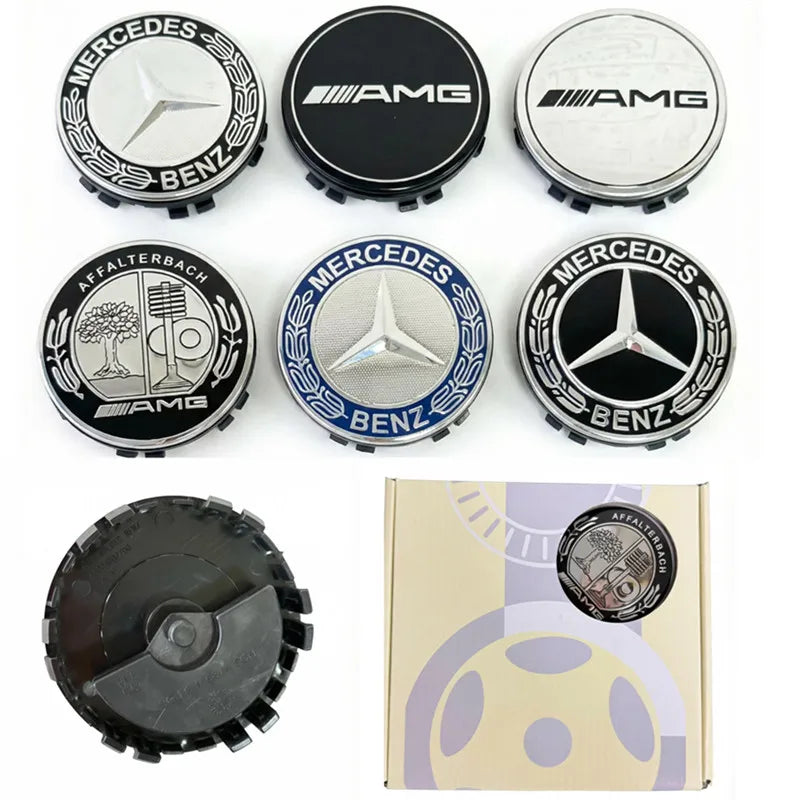 Mercedes-Benz AMG Floating Wheel Center Hub Caps