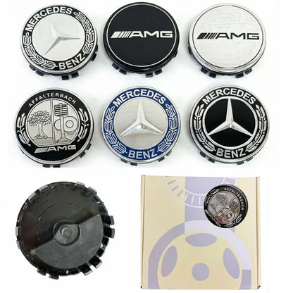 Mercedes-Benz AMG Floating Wheel Center Hub Caps