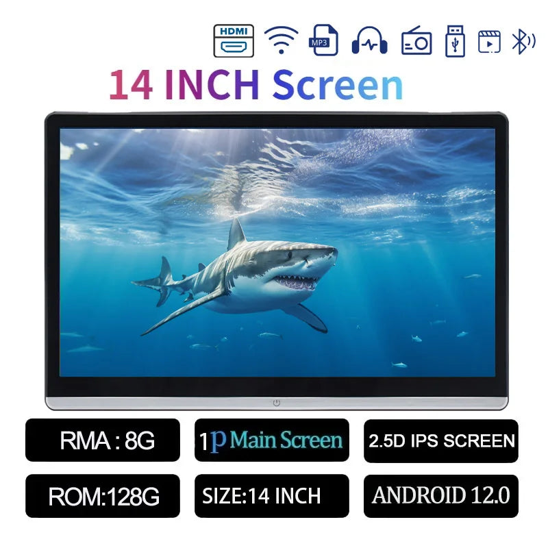 13.3/14" Car Headrest Monitor