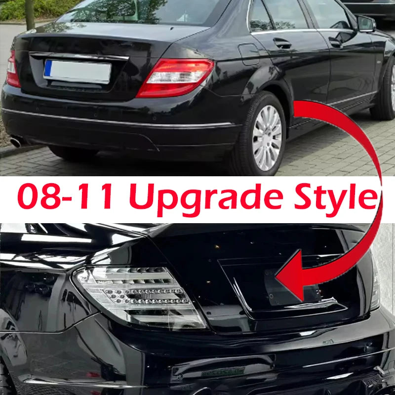 Mercedes-Benz C-Class W204 Clear LED Taillights