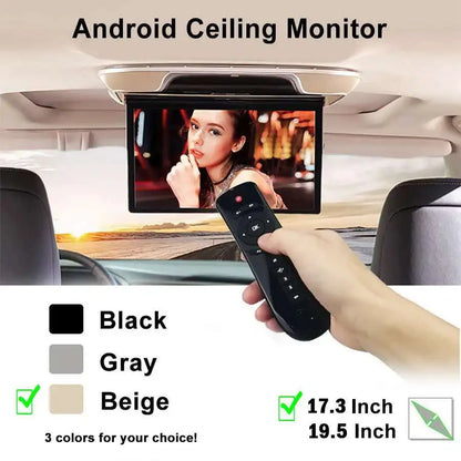 Touchscreen Car Roof Ceiling Monitor