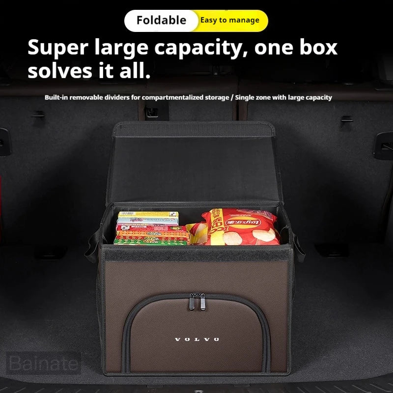 Car Trunk Organizer Box For Volvo