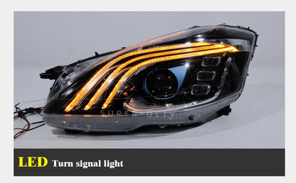 Mercedes-Benz S-Class W221 Maybach-Style Headlights