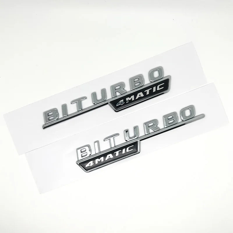 Mercedes-Benz BITURBO 4MATIC Plus Fender Badge
