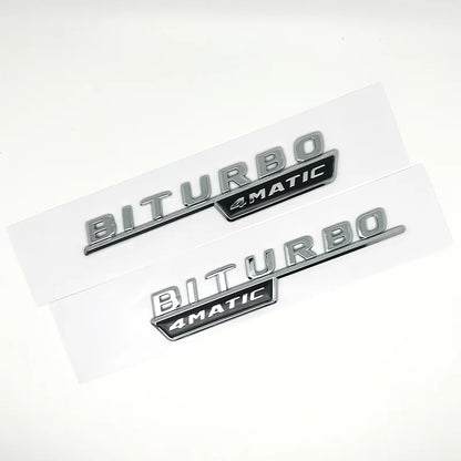Mercedes-Benz BITURBO 4MATIC Plus Fender Badge