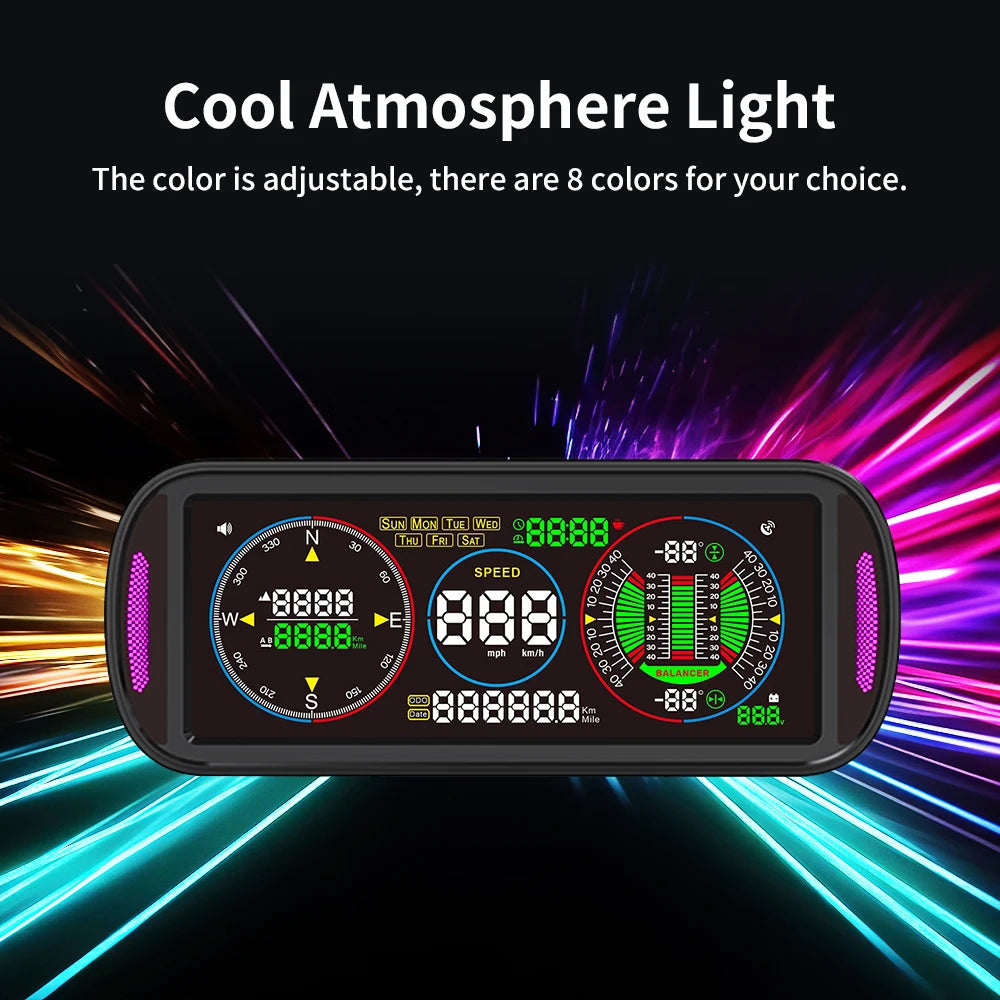 Off Road LCD HUD Display