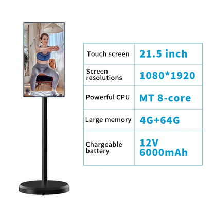 21.5 Inch Touch Screen Rotating Smart TV