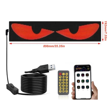 Evil Eyes LED Windshield Pixel Display