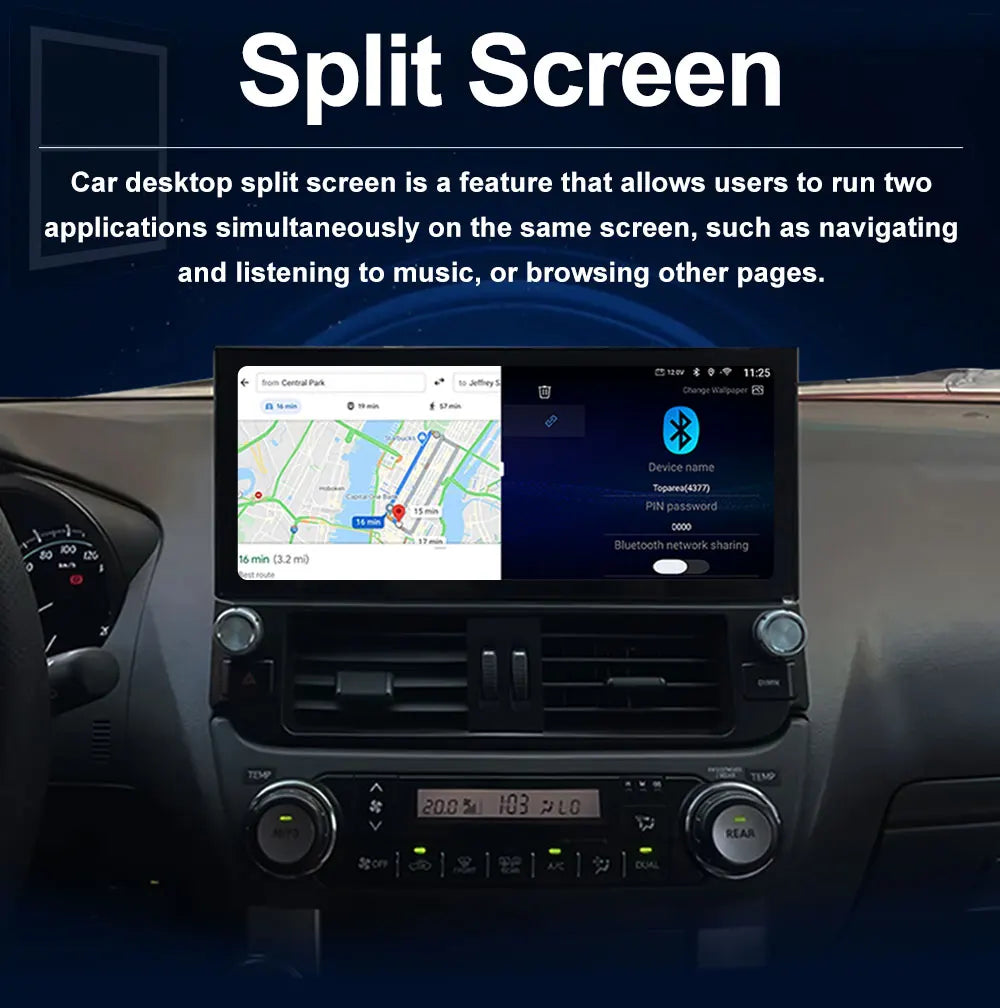 Multimedia Screen for Toyota Land Cruiser LC200