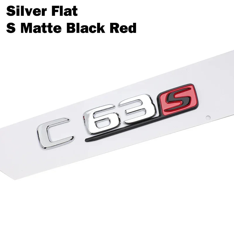 Mercedes-Benz C63S AMG Badge Emblem
