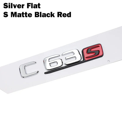 Mercedes-Benz C63S AMG Badge Emblem
