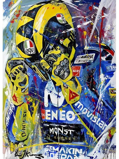 Valentino Rossi Wall Art