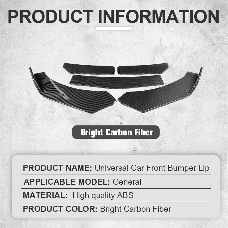 Universal Car Front Bumper Lip