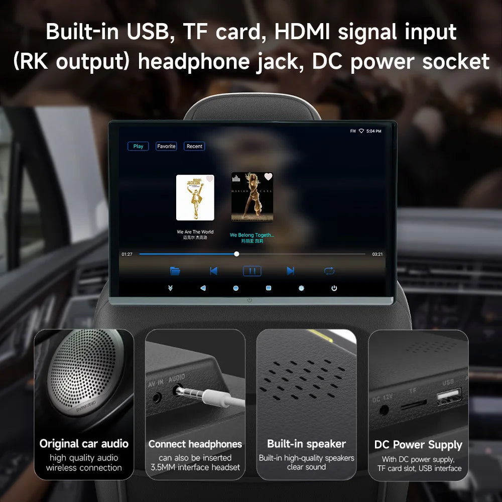 13.3/14" Car Headrest Monitor