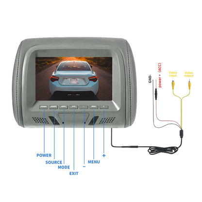7 Inch Car Headrest Monitor