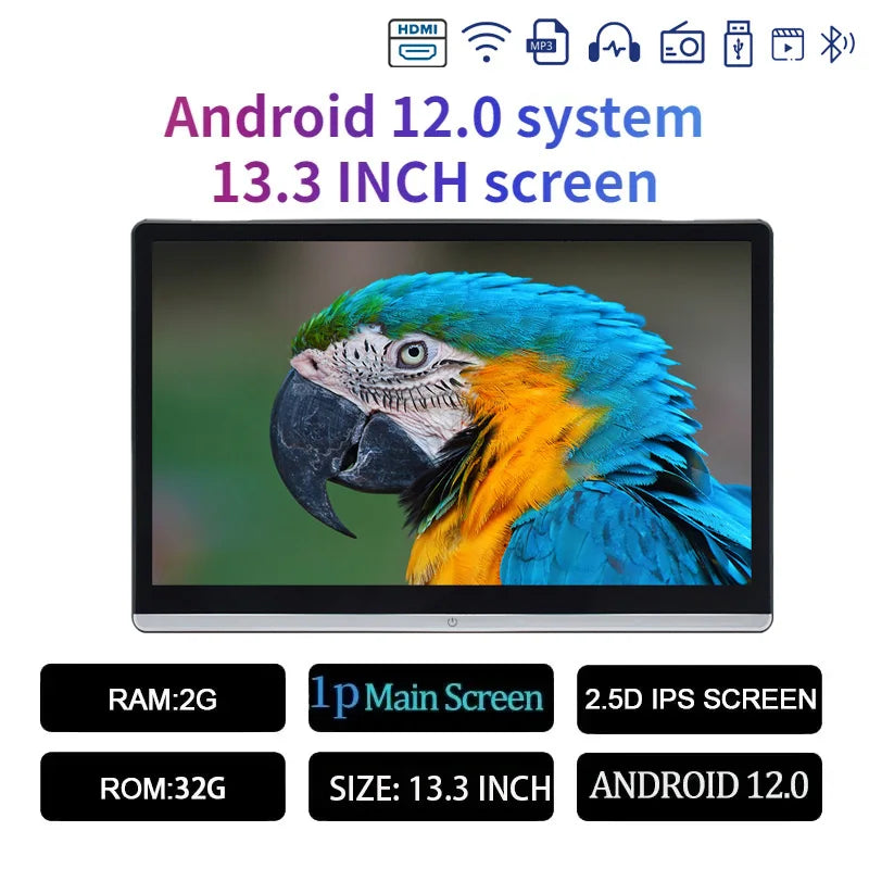 13.3/14" Car Headrest Monitor